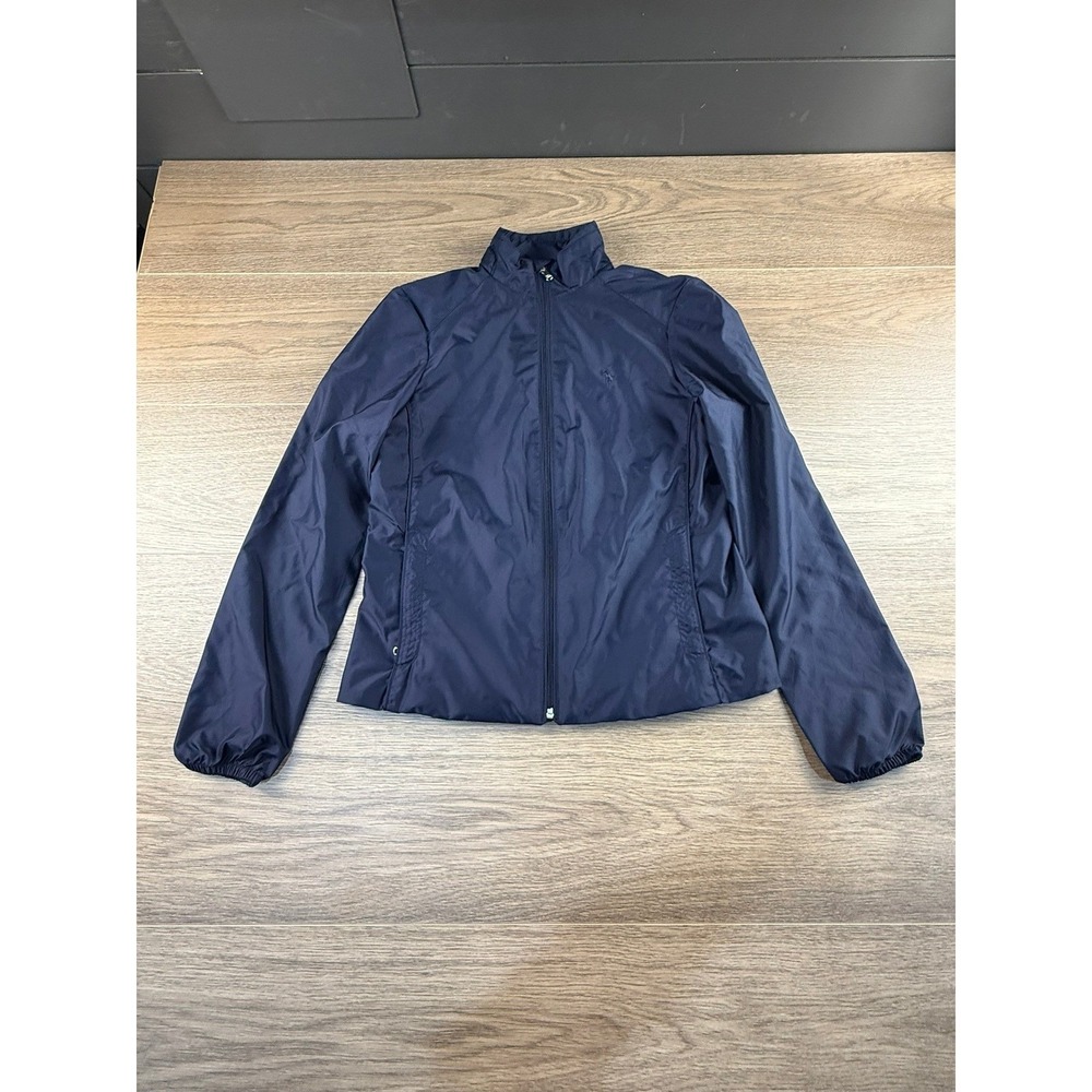 Ralph Lauren Golf Women's Lightweight Full Zip Jacket Navy Blue S Windbreaker